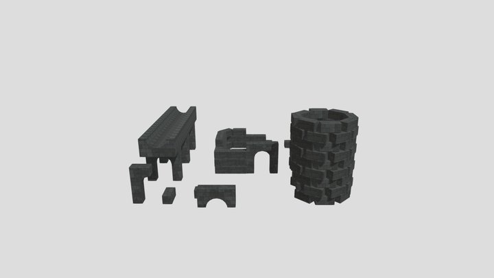 Castle_block 3D Model