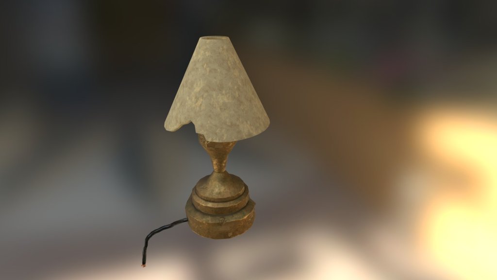 Wasteland Explorer Table Lamp 3D model by modelsharkstudio [240db41