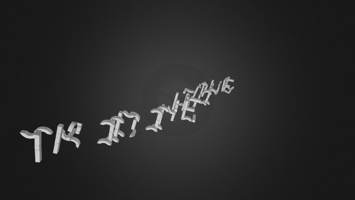 TRIDIMENSIONNEL 3D Model