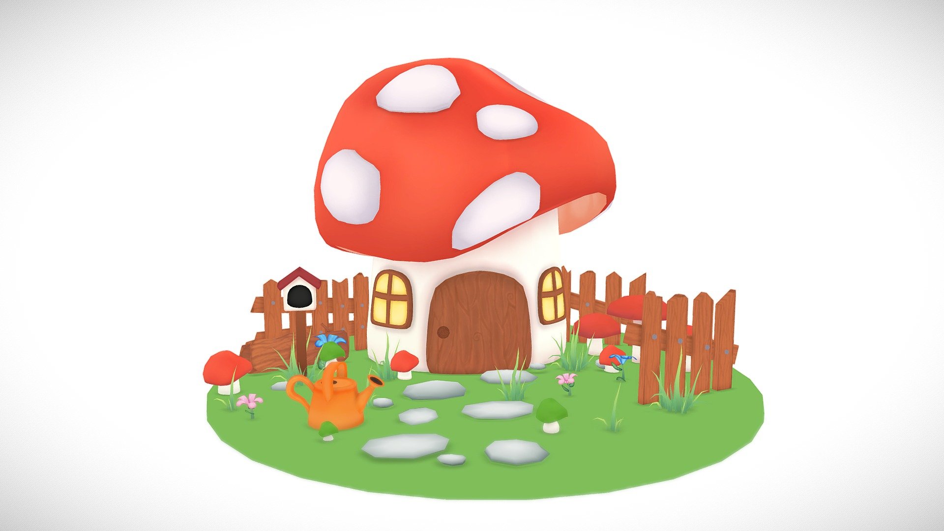 Mushroom Cove - 3D model by SimplyALemon (@SimplyALemon) [240e7b9]