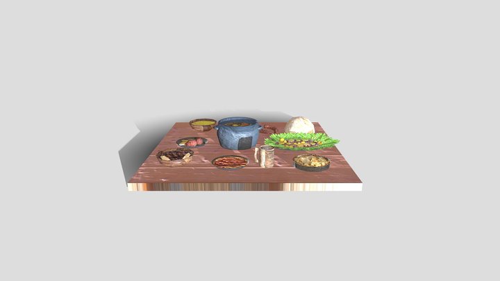 Food collection 3D Model