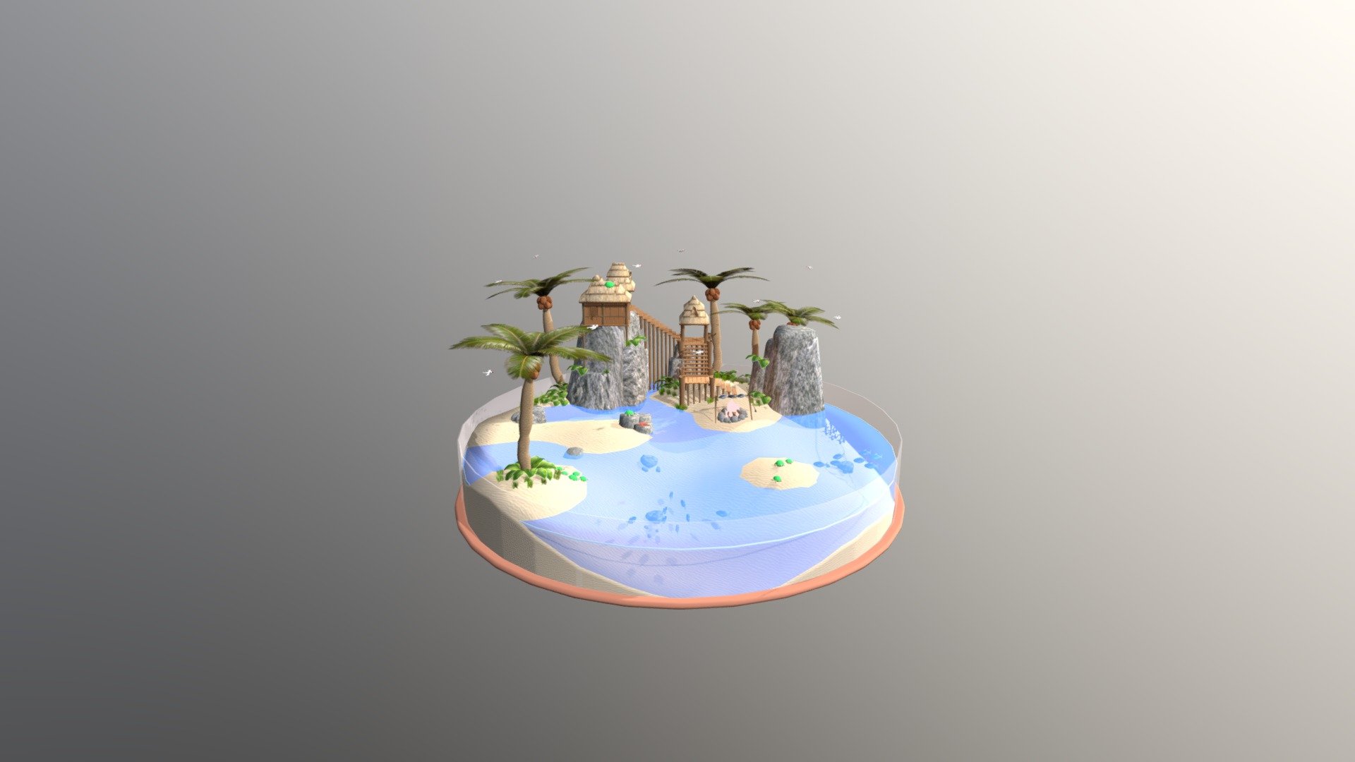 island complete - 3D model by muppe5 [240f79d] - Sketchfab