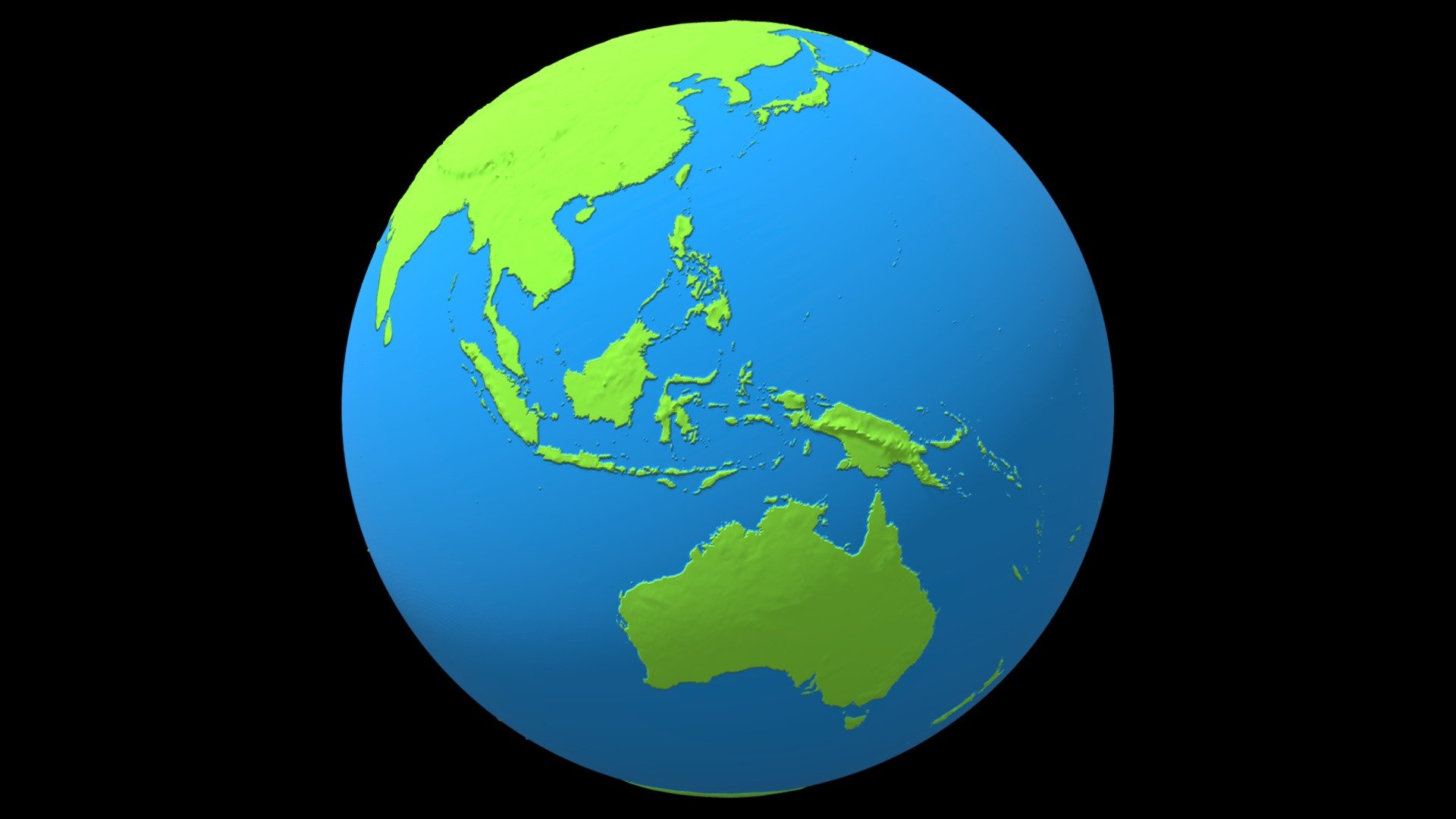 Green Blue - Globe - Download Free 3D model by Ricardo Garnica ...