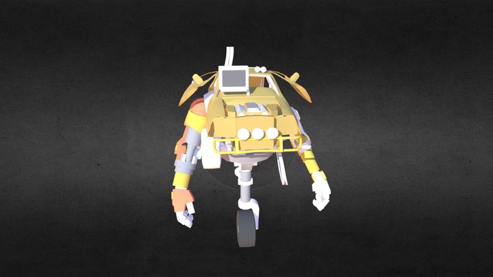 Junk Robot 3D Model