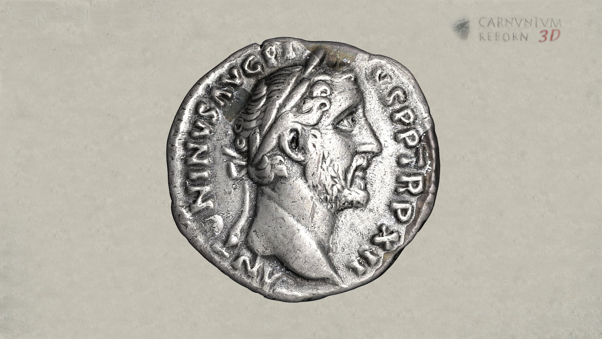 Denar - Antoninus Pius — Sketchfab embed 3D viewer