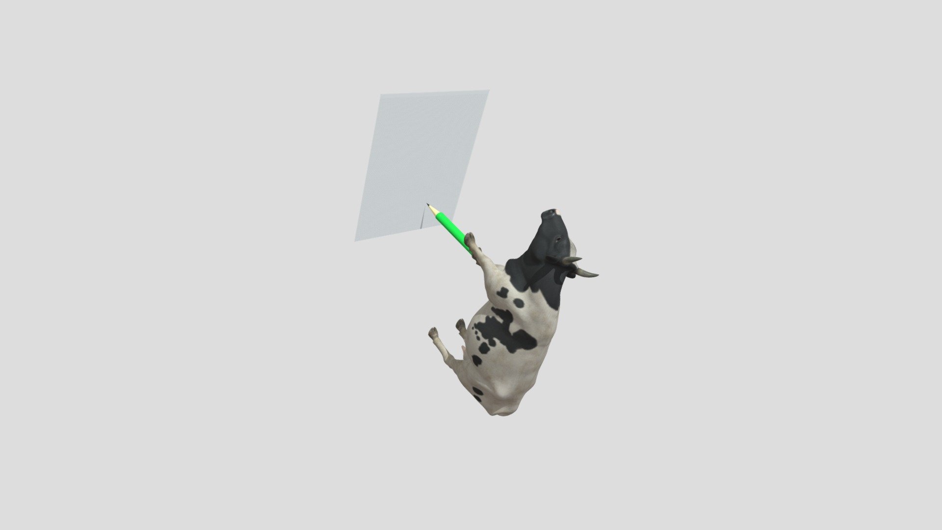 Cow and pen