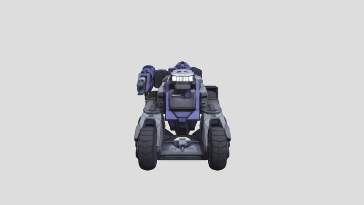 Future Tank ECA 3D Model