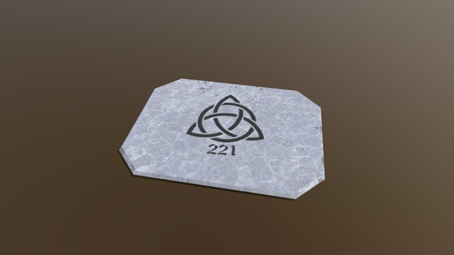Platform with a Celtic Knot