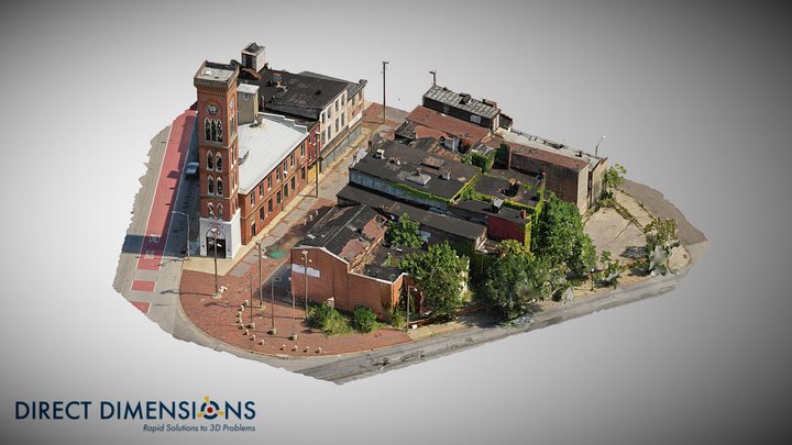 Old Town Mall in Baltimore 3D Model