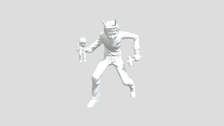 Candlelit Trickster 3D Model