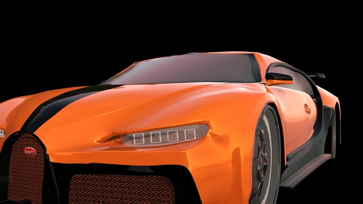 Bugatti Chiron 3D Model