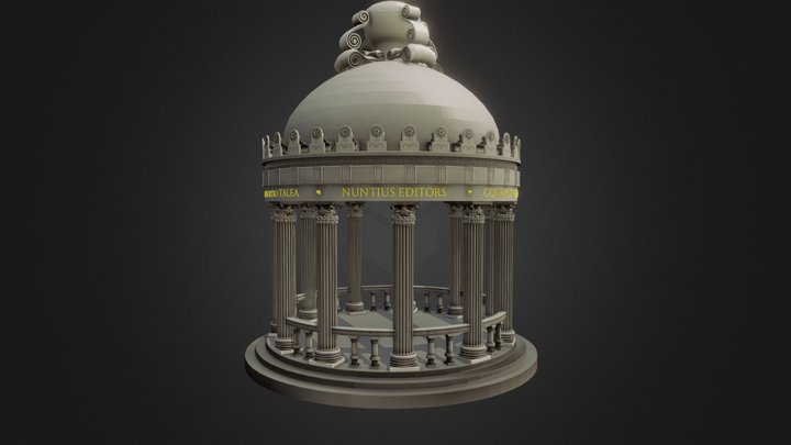 Ancient Greek Temple 3D Model