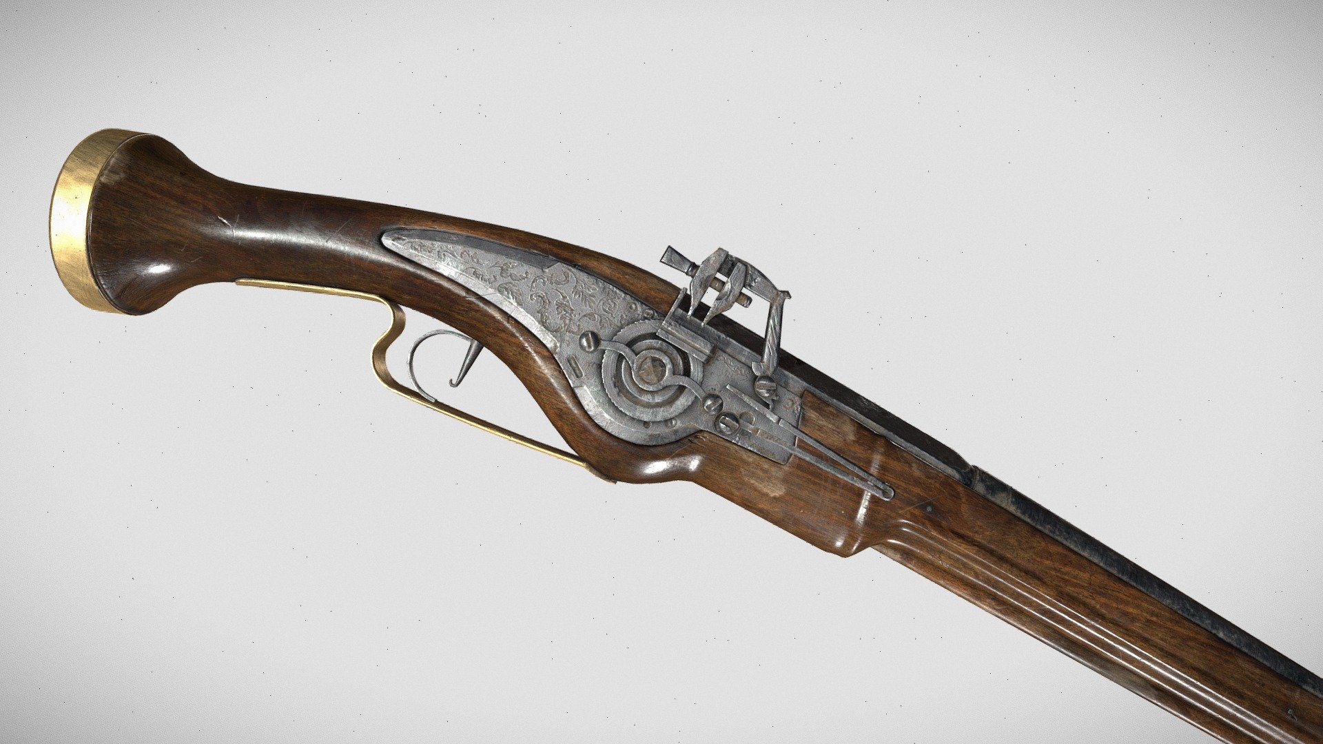 Flintlock - Download Free 3D model by Damian Czarnojan (@damian9452