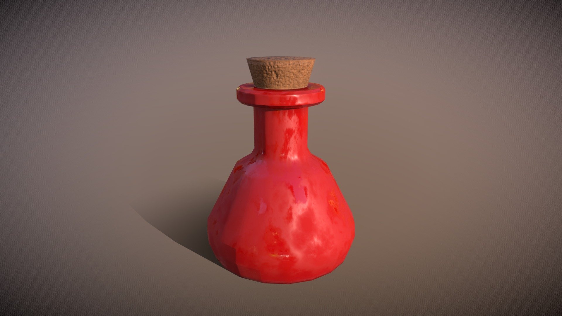 Stupid Simple Health Potion Bottle