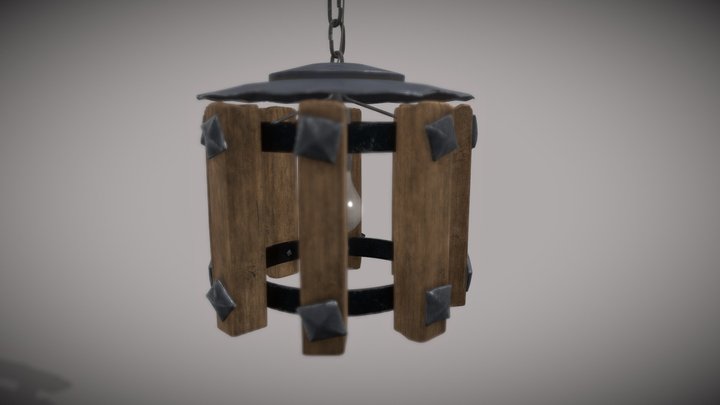 Old Lamp 3D Model