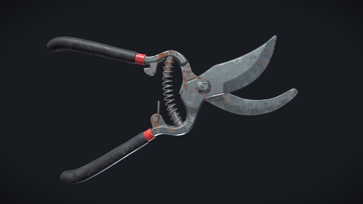 PROLINE Pruning Shears 3D Model
