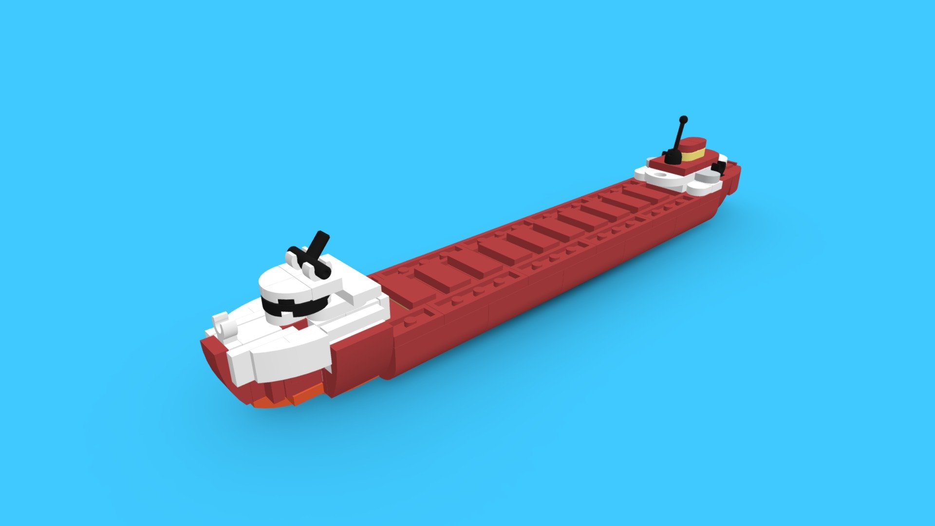 LEGO SS Edmund Fitzgerald MOC 0132 3D model by The Bobby Brix Channel bobbybrix 2415f5a