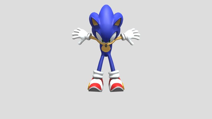 Sonic my imaginary friend 3D Model
