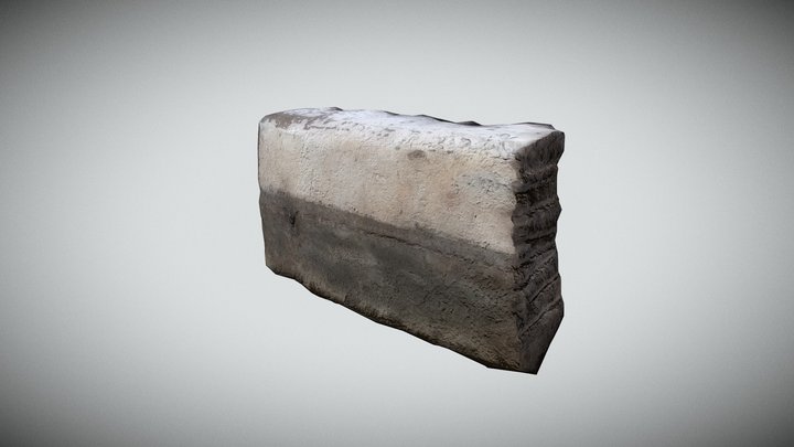 Curb from 3d scan 3D Model
