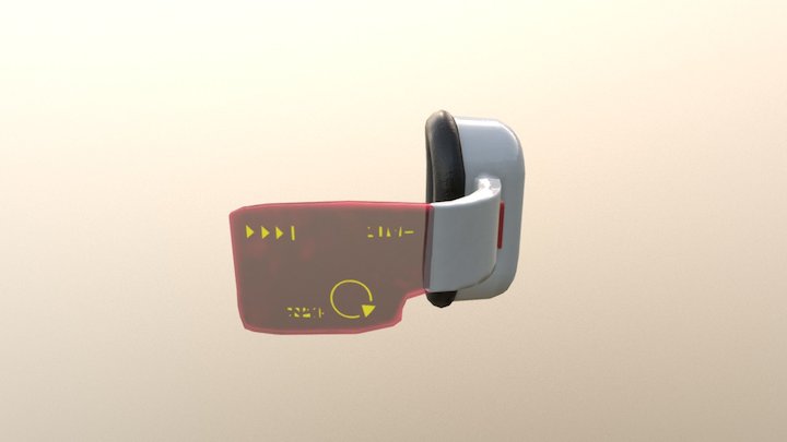 DBZ Scouter Gamemesh 3D Model
