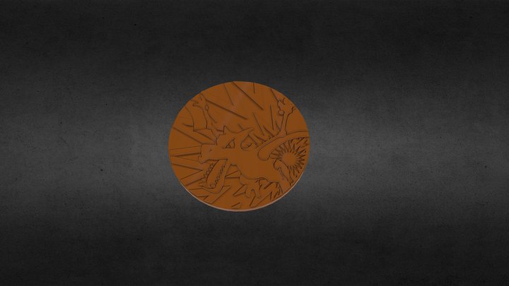 Pokémon TCG - Aerodactly Coin – Modello 3D gratuito STL