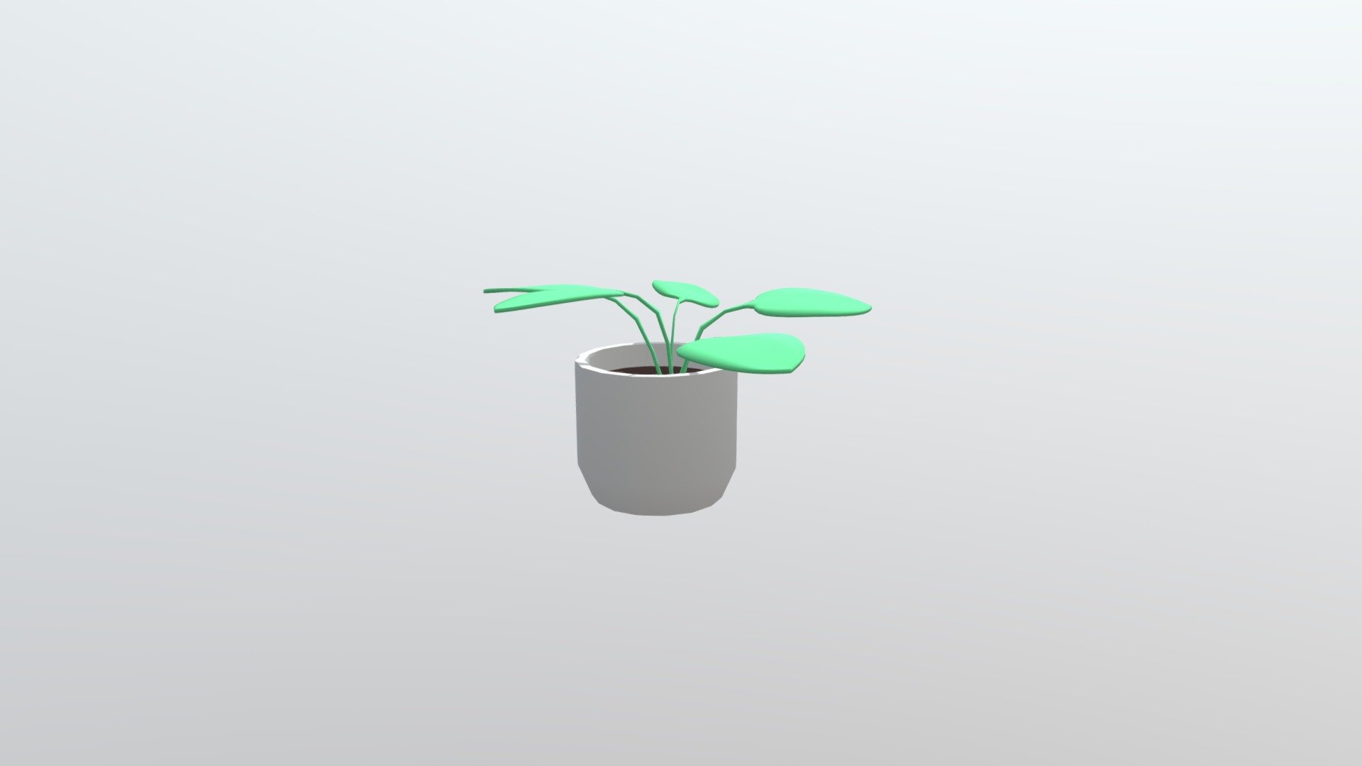Low Poly Potted Plant - Download Free 3D model by Yasine (@Yasine-Ben ...