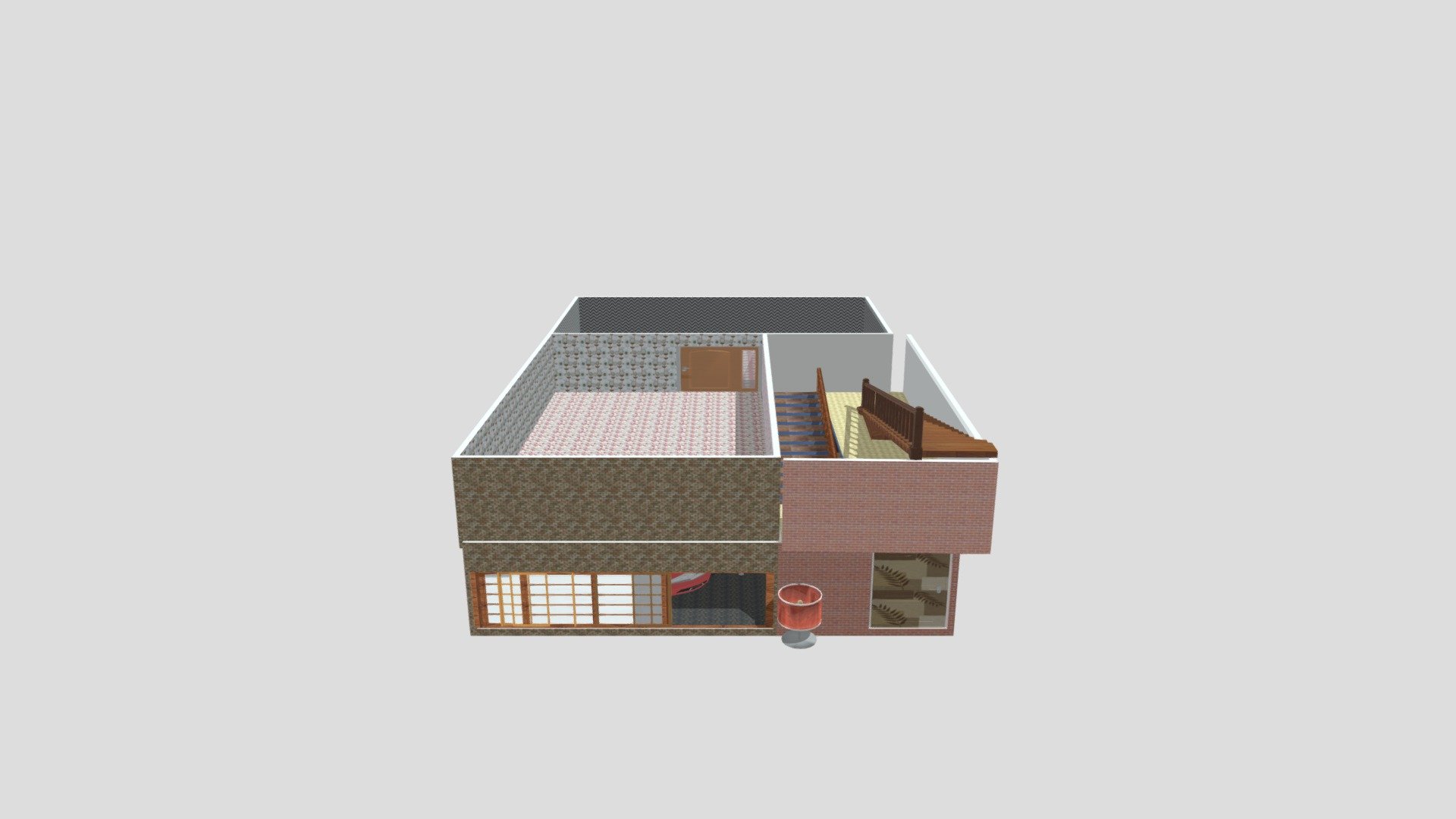 Rooftop House - Download Free 3D Model By Home Design 3D (@homedesign3d ...