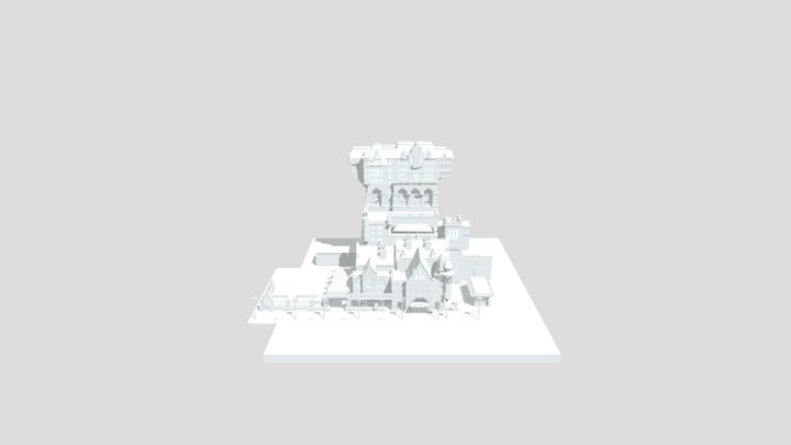 Tower of Terror_Tokyo Disneysea 3D Model