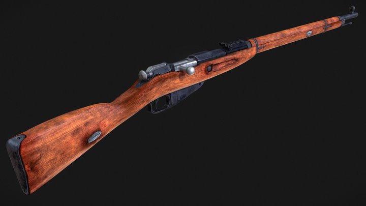Mosin–Nagant (Винтовка Мосина) 3D Model