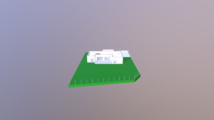Maison M MORIN Sans Toit 3D Model