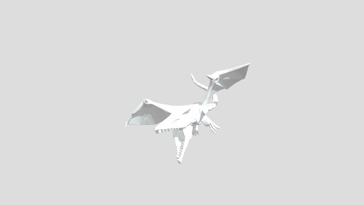 Cyber Dragon Blaze 3D Model