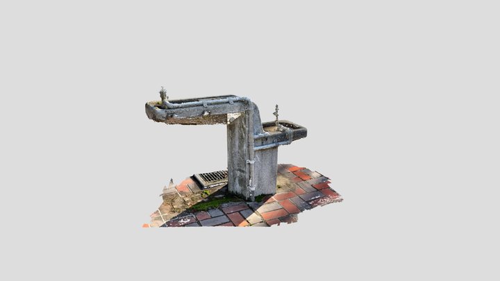 弘前公園ー水飲み場 3D Model