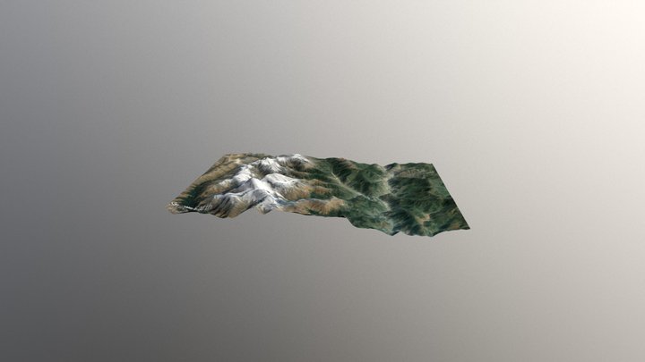 雪山1 3D Model