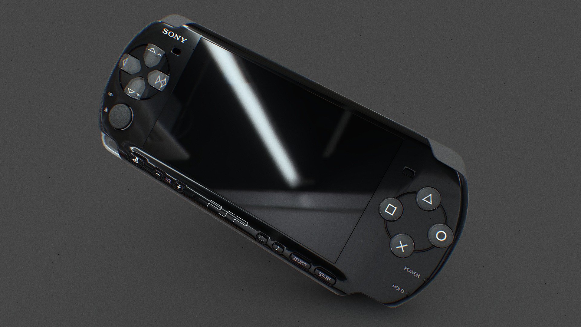 SONY PLAYSTATION PORTABLE (PSP) - 3D model by Nate Florendo ...