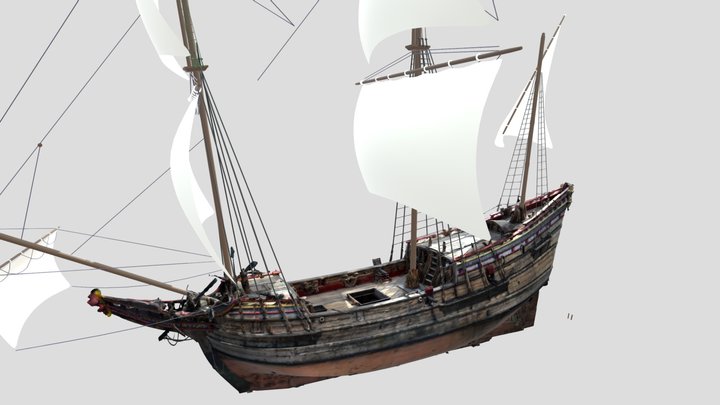 D 1 mil model with Medieval 3D Model
