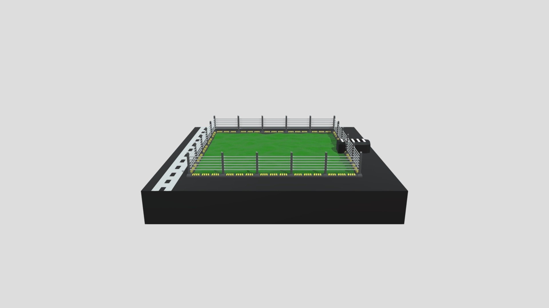 jurassic world electric fence Download Free 3D model by teerapat.5095
