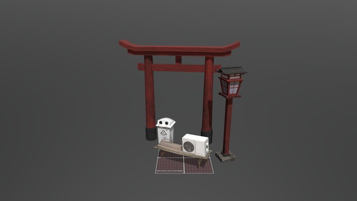 Prop Scene 3D Model