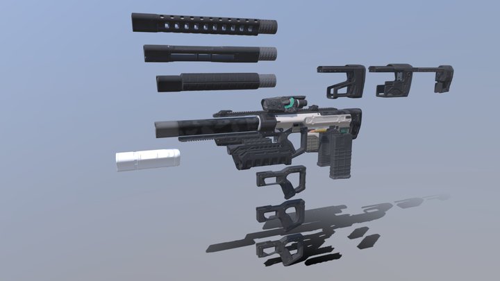 Call of Duty: Black Ops 7 - XR-3 Ion – Modello 3D gratuito STL