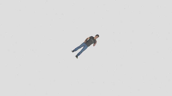 Person in a Studio 3D Model