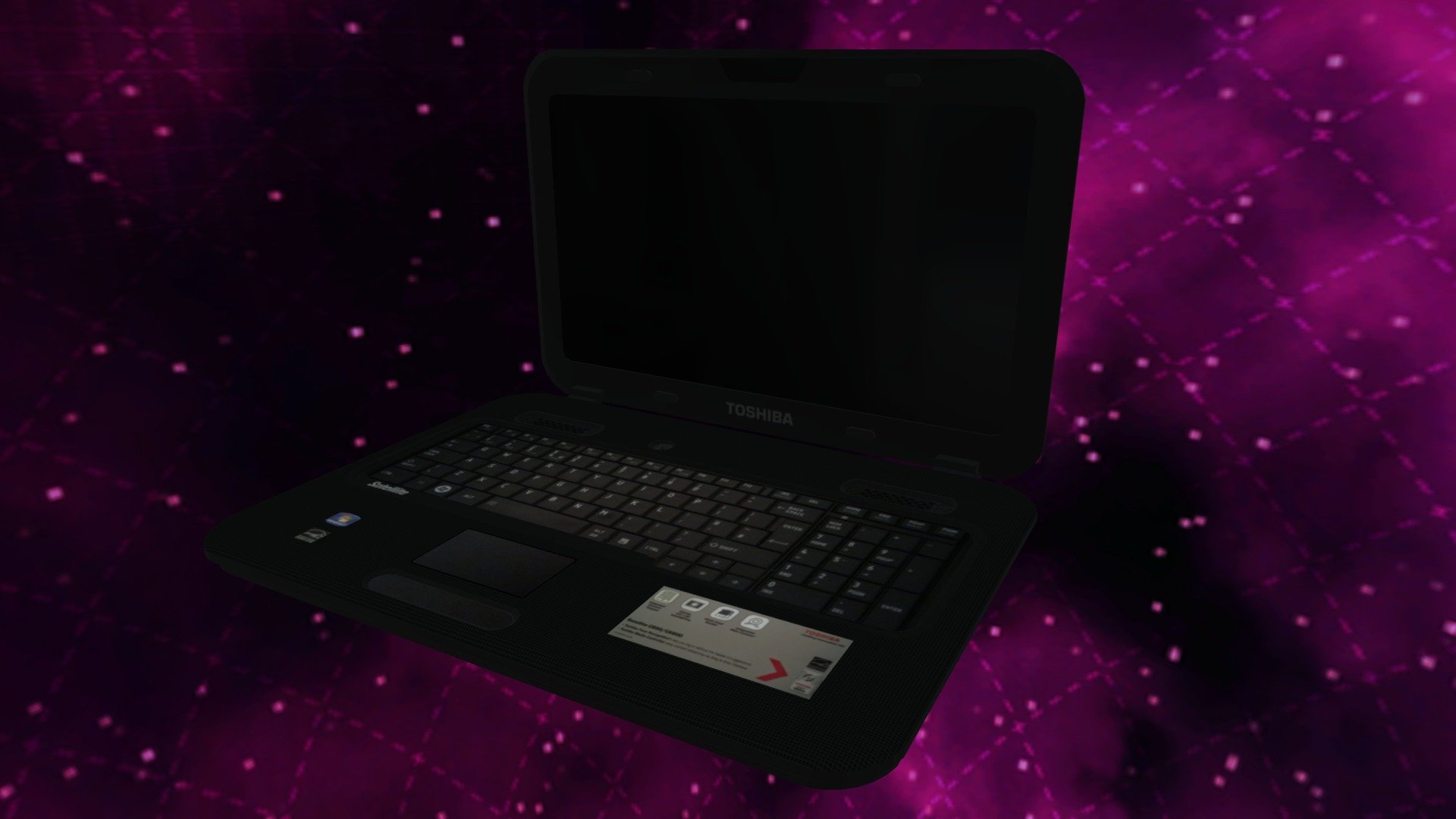 AMD Toshiba Satellite C660 Laptop FREE Low Poly