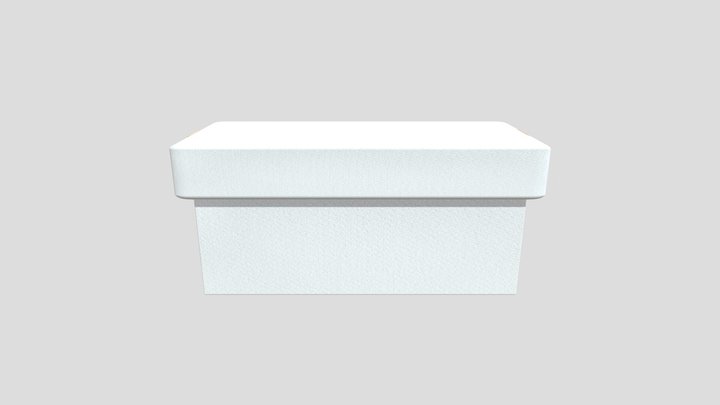 Comic Book Long Box 3D Model