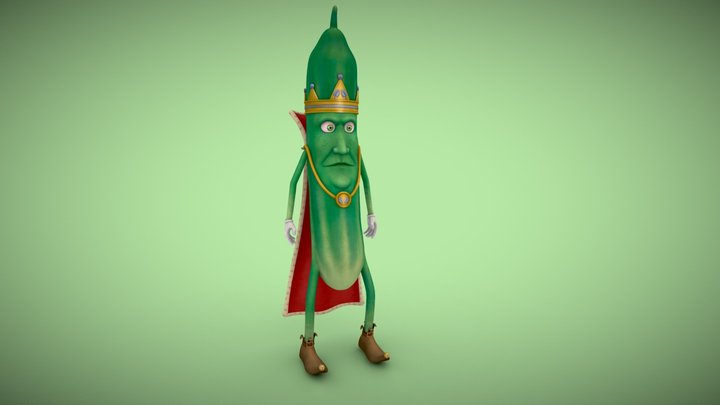 Cucumber King 3D Model