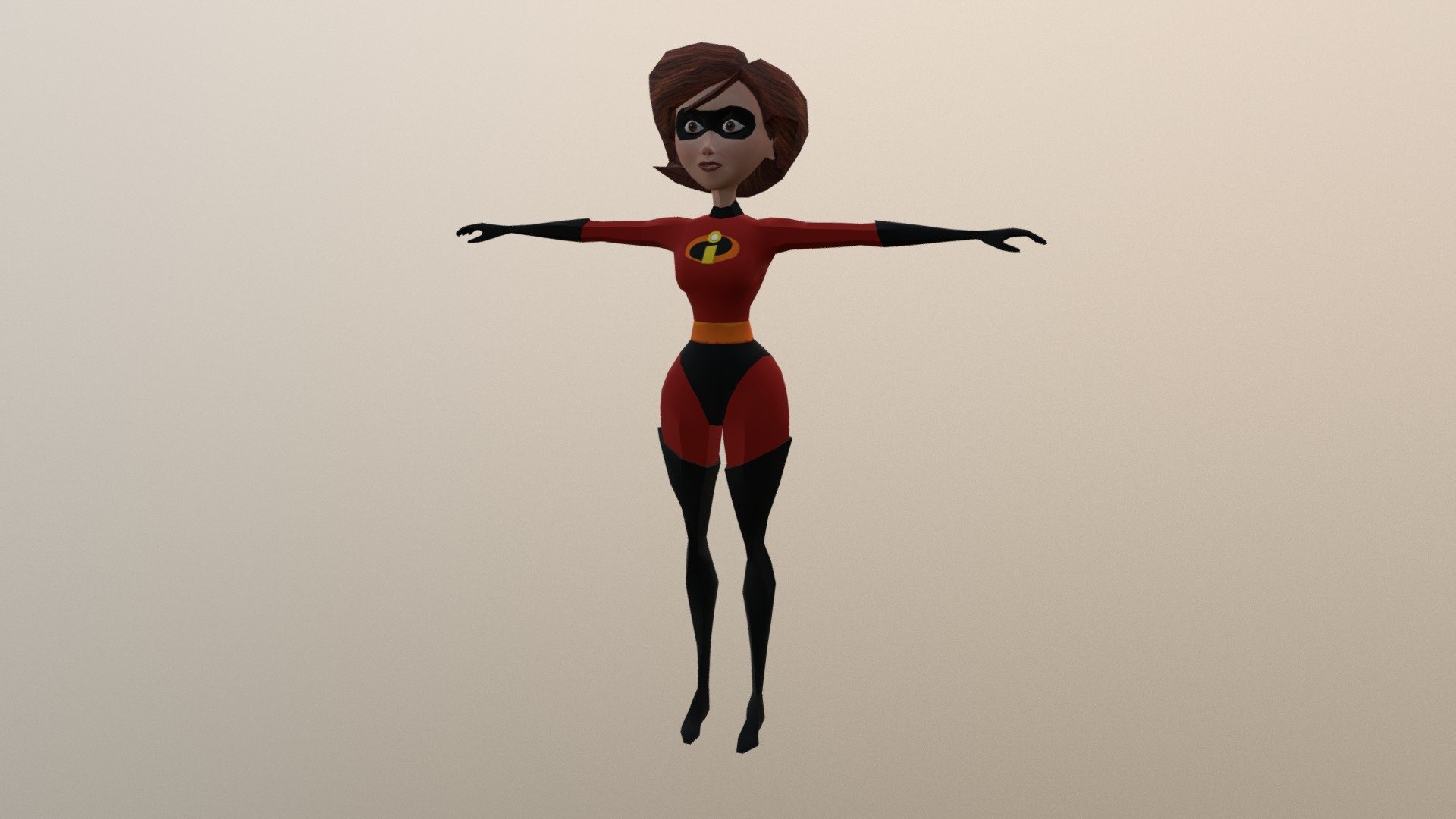 The Incredibles Mrs Incredible 3d Model By Detexki99 Gadget18600 