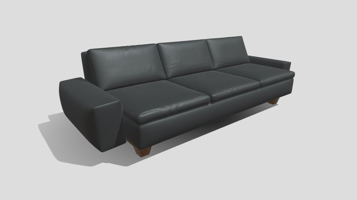 Three seater sofa 3D Model