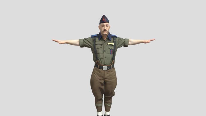 Soldado Español 3D Model