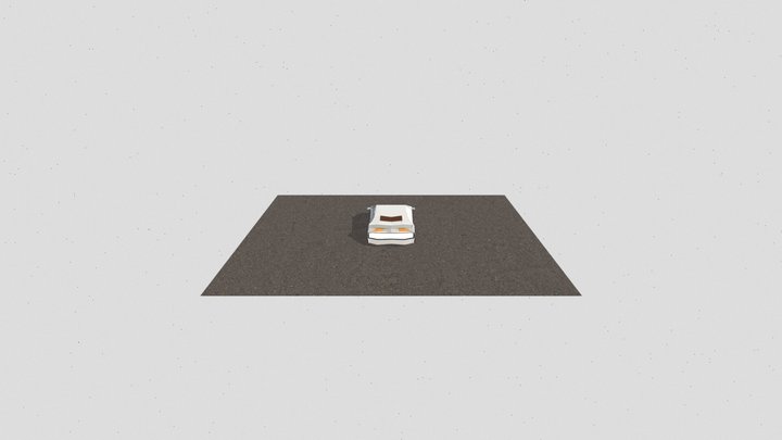 Low Poly Car Model 3D Model