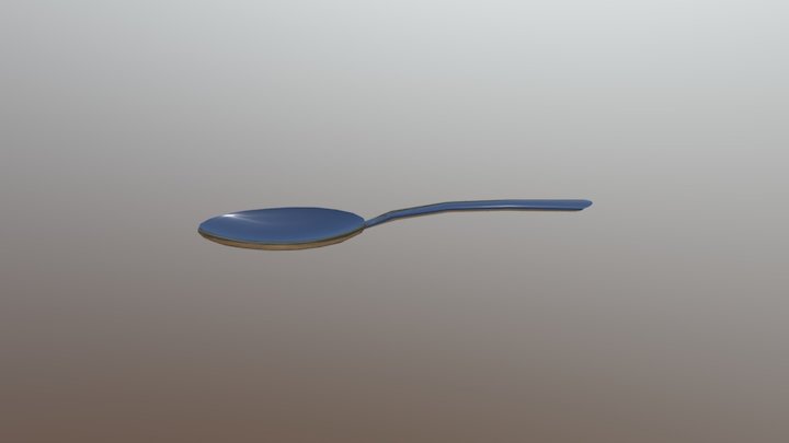 Oblig1-Teaspoon 3D Model