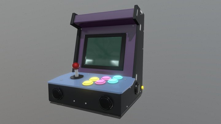 Arcade Machine 3D Model