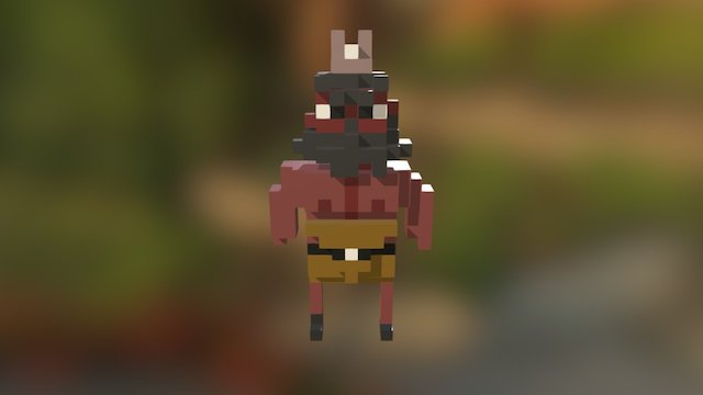 MagicaVoxe/Zhangfei 3D Model