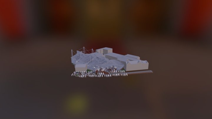Plaza (Urban design) 3D Model